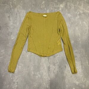 ANTHROPOLOGIE Pilcro Long Sleeve Lightweight Top Size Small